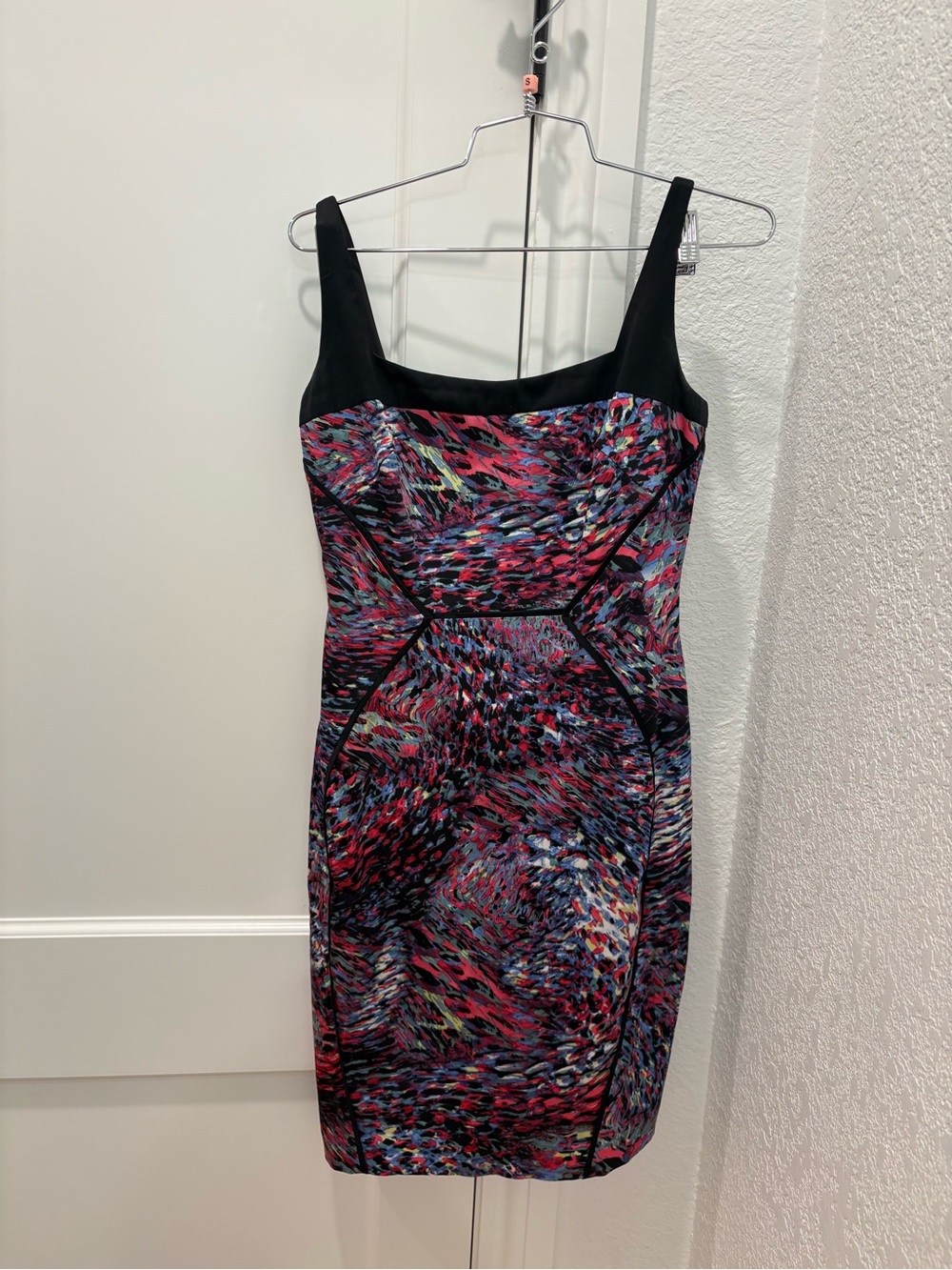 Vintage Jay Godfrey Multicolor Printed Sheath Dress